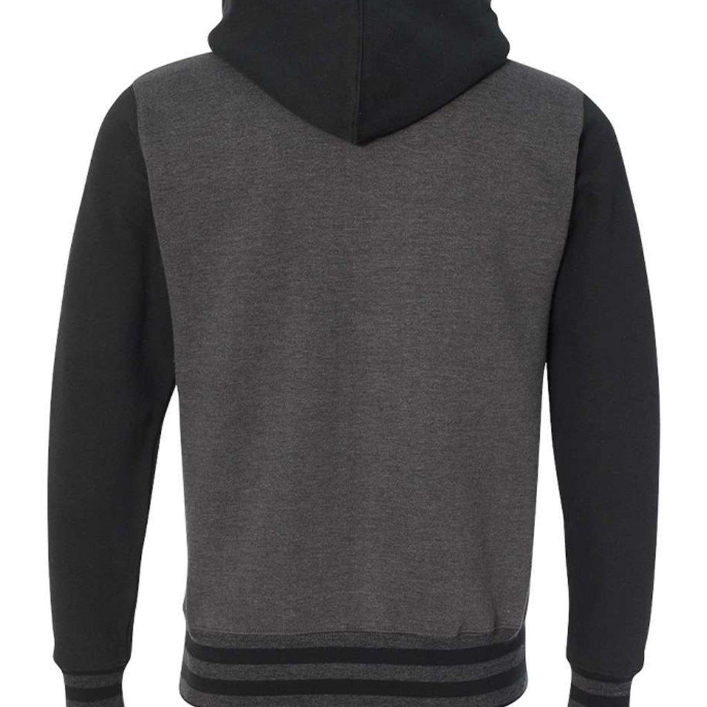 Charcoal Heather/ Black - IND45UVZ - BACK