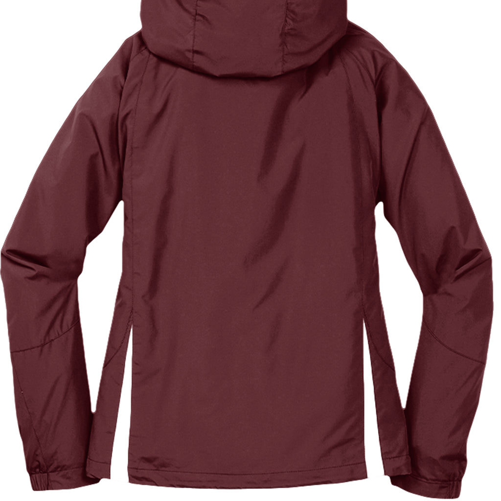 Maroon/ White - LST76 - BACK
